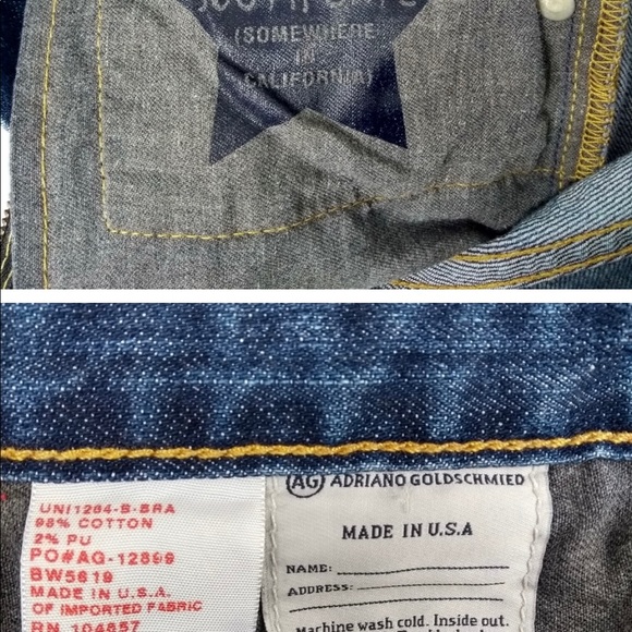 Adriano Goldschmied the Tomboy medium wash relaxed straight leg jeans size 25R - Picture 6 of 6